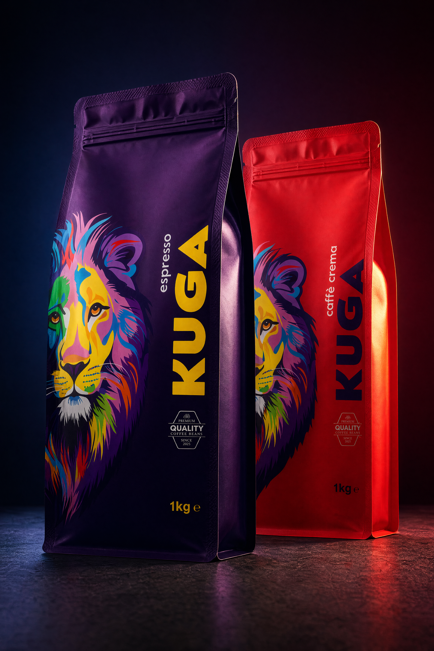 Vorratsbox — KUGA Espresso & Caffè Crema, 2× 1kg