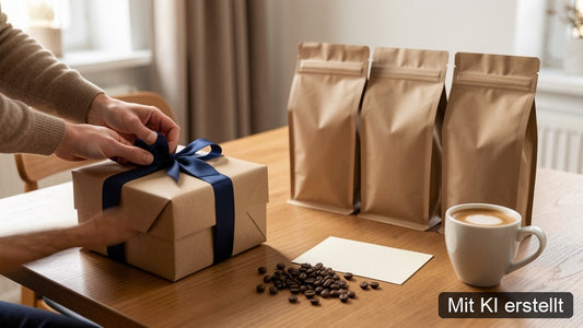 Kaffee-Abo verschenken: Geschenkbox mit drei Kaffeelieferungen